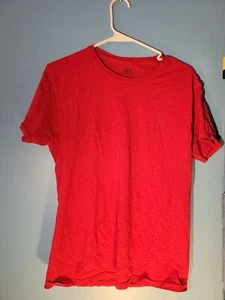 Fruit Of The Loom Platinum Mens Red Short Sleeve T Shirt Size Sm - Picture 1 of 6