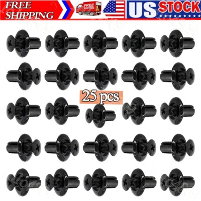 25x Bumper Fender Grille Cowl Trim Push-Type Retainer Replaces For Hyundai Kia Foto 1 de 4