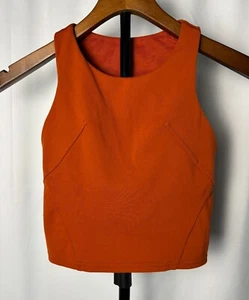 Lululemon Invigorate Training Tank Top W1CZ3S Women's Size 2 Burnt Orange EUC - Picture 1 of 3