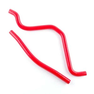 Red For 2001-2009 Polaris Scrambler 400 500 Silicone Radiator Coolant Hoses Kit - Picture 1 of 7
