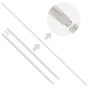 Power track 6.6FT backed slim magnetic strip for gondola shelf lights easily fit - Picture 1 of 10