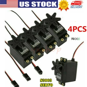 4PCS alto par estándar servos para Futaba S3003 RC coche avión barco helicóptero - Imagen 1 de 7