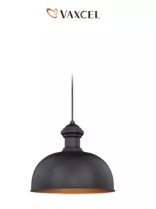 Vaxcel T0346 Franklin -1 Light Outdoor Pendant Oil Burnished Bronze -New! - Picture 1 of 3