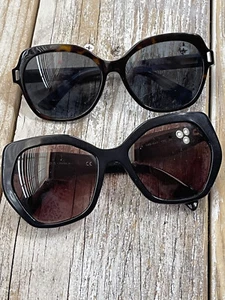Two (2) Pairs of Sunglasses Calvin Klein & PRADA - FRAMES ONLY - Picture 1 of 11