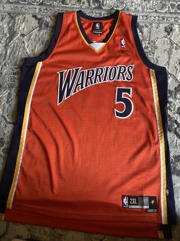 BARON DAVIS Golden State Warriors Reebok Swingman Jersey Orange Mens XXL +2 RARE Cover
