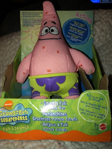 NIB 2001 Viacom Nickelodeon Smack & Yak Patrick Star! Cover