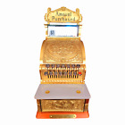 Vintage polished Brass National Cash Register 313 Circa 20Century with key