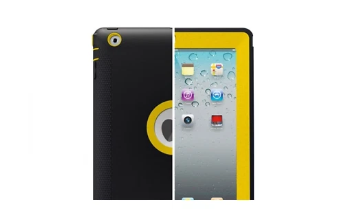 Case For iPad 3 9.7' 2012 Otterbox Defender Series With Stand - Black Yellow - Image 1 of 1