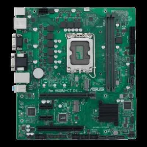 ASUS PRO H610M-CT D4-CSM LGA1700 Intel H610 DDR4 M.2 Micro ATX Motherboard - Picture 1 of 7