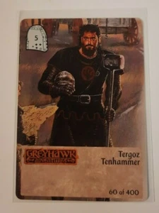 TSR Spellfire CCG 1st Ed. TERGOZ TENHAMMER Card #60 of 400 Greyhawk Adventures - Picture 1 of 1