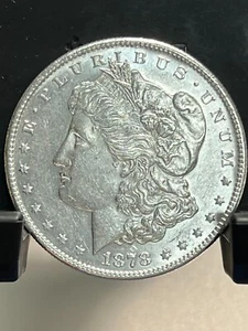 1878-S Morgan Silver Dollar About Uncirculated MPL Cartwheel Luster - Bild 1 von 2