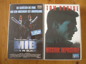 # 2 VHS KASSETTEN MIB MEN IN BLACK MISSION IMPOSSIBLE TOM CRUISE - Bild 1 von 1