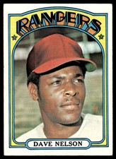 1972 Topps Dave Nelson Texas Rangers #529