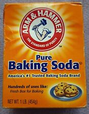 Arm & Hammer Pure Baking Soda, 1 pound box, NEW Expire 05/2025