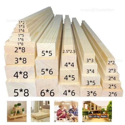 Holzplatte Modell 1 2 2.5 3 4 5 6 cm DIY Holz Haus Schiff Flugzeuge Zuschnitt - Bild 1 von 4