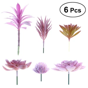 6PCS Assorted Artificial Plants Simulation Realistic - Picture 1 of 12