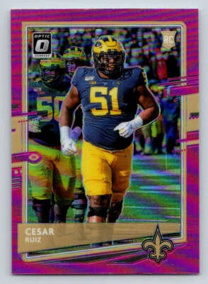 2020 Donruss Optic Pink #131 Cesar Ruiz (ref 198310) - Image 1 of 2
