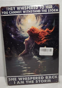 Boho Wall Decor Positive Encouragement Gifts for Women/Girls - I Am The Storm - Picture 1 of 1