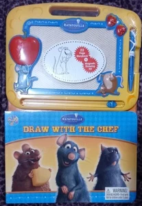 Dibujar con el Chef Disney Pixar Ratatouille Set de Dibujo Pluma Magnética Nuevo Precintado - Imagen 1 de 5