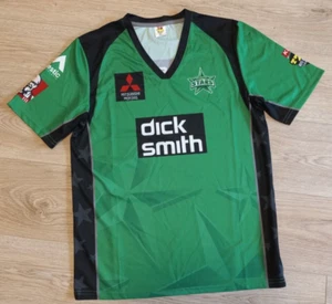 Melbourne Stars Cricket Shirt Jersey Size L Mitsubishi Motors KFC Majestic - Picture 1 of 9