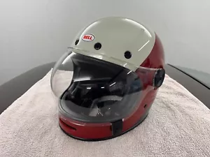 BELL BULLITT Classic Vintage Motorcycle Helmet M size black red white ECE 22.05 - Bild 1 von 12