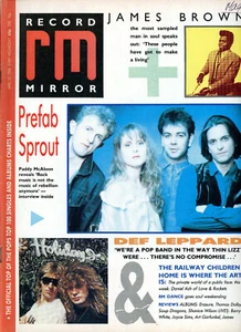RECORD MIRROR MAGAZINE DEF LEPPARD APRIL 23, 1988 - Bild 1 von 1