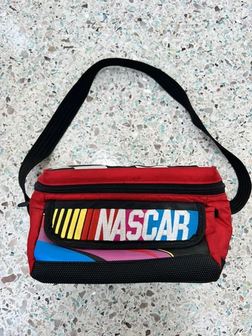 NWOT Vintage NASCAR Glacier Gear Soft Sided Cooler Insulated Lunchbox Pale RARE Cover