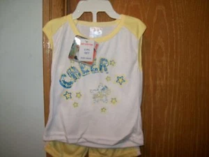 WCK 6 Months 2 piece shorts set NWT Girls Cheer sleeveless summer everyday - Imagen 1 de 4