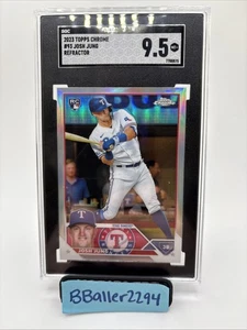 Josh Jung 2023 Topps Chrome Rookie Refractor SGC 9.5 Texas Rangers - Bild 1 von 2