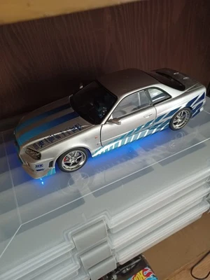 Nissan Skyline GT-R 1999 Fast And Furious 1/18 Greenlight Diecast  Foto 1 de 4