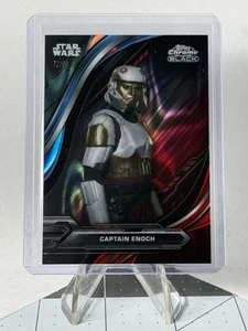 2024 Star Wars Chrome Black Captain Enoch RED BLUE LAVA /99 - Picture 1 of 2