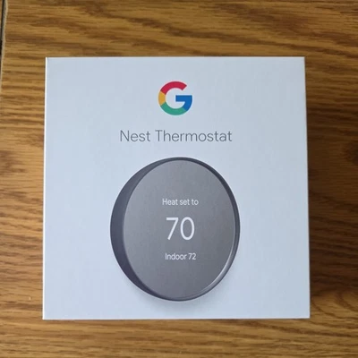 Google Nest Smart Thermostat, Charcoal - GA02081-US - Image 1 of 4