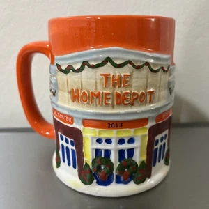 Taza de café The Home Depot 2013 tema Mr Christmas cerámica coleccionable - Imagen 1 de 3