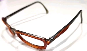 Alain Mikli A0014 ohne Nasenpads klein rot grau rechteckig Brille 52-16 140 - Bild 1 von 14