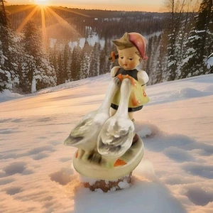 ✅Hummel Goebel GÄNSEMÄDCHEN Figur Hum 47/O CRAZING TMK-4 1960-1972? Mit NICHT ORIGINAL - Bild 1 von 14