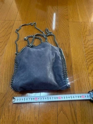 Bolso de Hombro Stella Mccartney Imitación Cuero Falabella Auténtico Gris Mujeres Reino Unido 120161 Foto 1 de 4