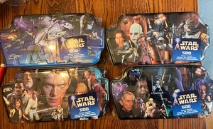 Star Wars Action 2002 AOTC Original trilogy puzzle lot of 4 MIP  1125 - Picture 1 of 1