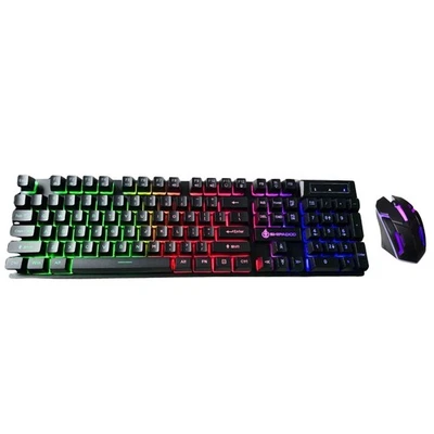Mechanical Gaming Keyboard RGB Backlit Wired USB  104 Keys for PC Laptop - Image 1 of 4
