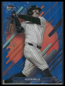 2025 Finest #272 Austin Wells Blue #/99 - Bild 1 von 2