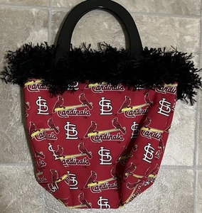 St Louis Cardinals MLB Purse Handbag 10 in. by 8 in. red - Picture 1 of 5