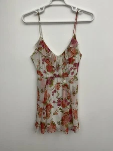 Mini Vestido Floral Charlotte Russe Para Mujer de Gasa Talla M Correa de Espagueti Floral - Imagen 1 de 12