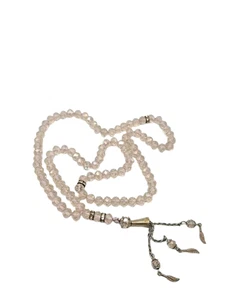 Elegante rosa Misbaha Gebetsperlen - Islamisches Tasbih Geschenk für Frauen & Männer - Bild 1 von 4
