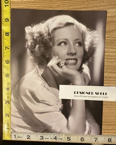 Irene Dunn Actress Headshot Publicity Scene Book Photograph - Picture 1 of 1