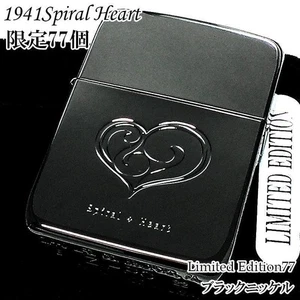 RAR Zippo 1941 Replica Spiral Heart Feuerzeug Schwarz Limitiert /77 Neu - Bild 1 von 9