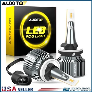 AUXITO 880 890 LED Fog Light Bulbs Golden Yellow Extremely Bright High Power D - Foto 1 di 9