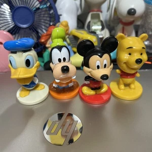 Kelloggs Promo Walt Disney Mini Wackelköpfe Mickey Goofy Donald & Pooh - Bild 1 von 1