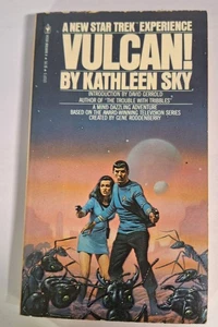 Vulcan By Kathleen Sky,  Star Trek,   1978 Bantom books paperback - Picture 1 of 2