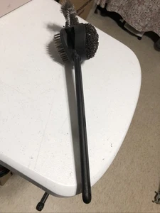 16 in. Three Sided Grill Brush Cleaning Tool Grease Debris Grills NEW - Picture 1 of 5