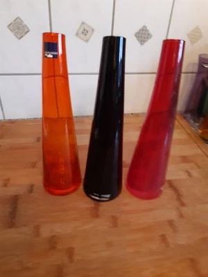 3 Stück  Leonardo Glasvasen bunt - Bild 1 von 3