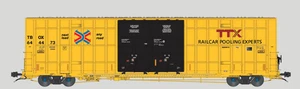 Aurora Miniatures HO Scale TTX TBOX Greenbrier 7550 cf 60' Plate F Boxcar 306011 - Picture 1 of 1